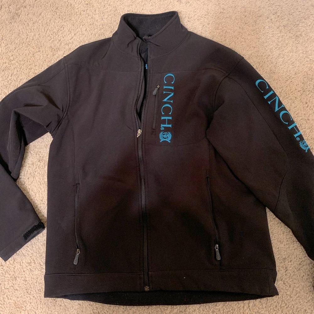 Cinch Men's Black & Blue Jacket.